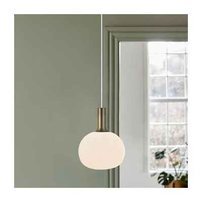 Nordlux Alton lampa wisząca 1x60 W biała-złota 47313001