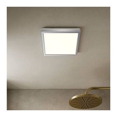 Nordlux Oja square plafon 1x14,5W LED biały/chrom 2015066133