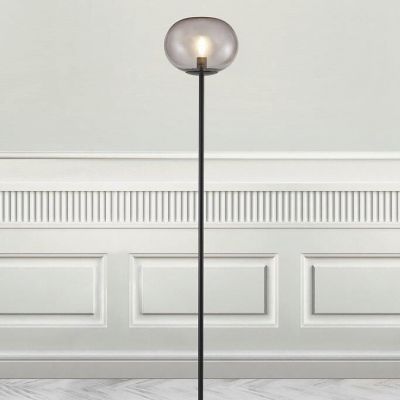 Nordlux Alton lampa stojąca 1x25W przydymiona/czarna 2010514047