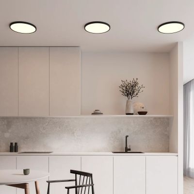 Nordlux Oja plafon 1x38W LED czarny/biały 50066103