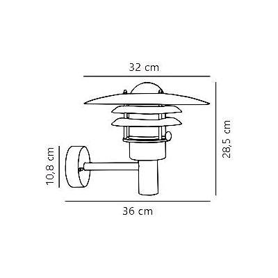 Nordlux Lønstrup kinkiet zewnętrzny z czujnikiem ruchu i zmierzchu 1x60 W ocynkowany 71412031