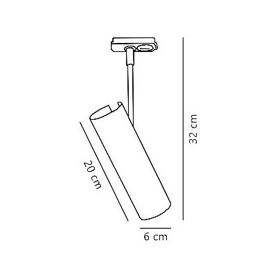 Nordlux MIB lampa do szynoprzewodów 1x8 W czarny 71669903
