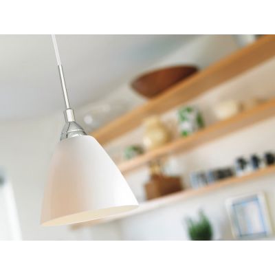 Nordlux Read lampa wisząca 1x60 W biały opal-chrom 73163010