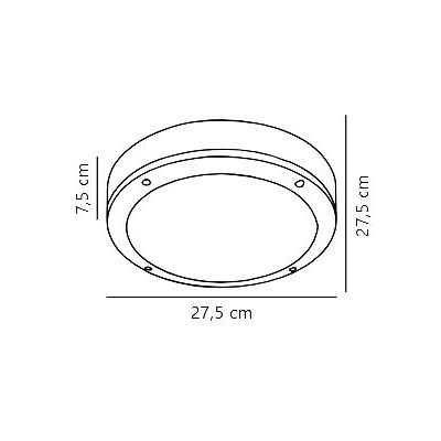 Nordlux Desi kinkiet zewnętrzny 1x12 W czarny 77646003
