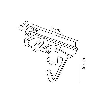 Nordlux Link adapter do szynoprzewodu biały 79069901