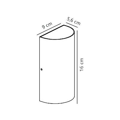 Nordlux Rold kinkiet zewnętrzny 2x5 W czarny 84141003