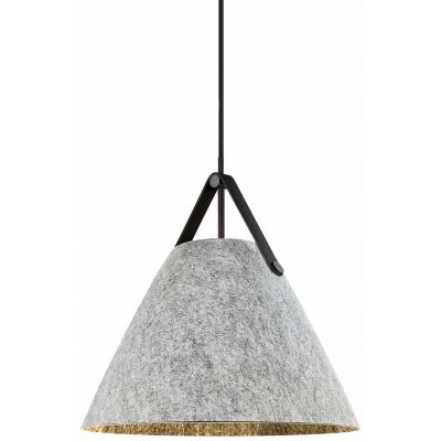 Nordlux Strap lampa wisząca 1x40 W szary/popielaty 84343010