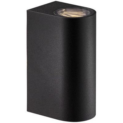 Nordlux Asbol Round kinkiet zewnętrzny 2x6,5 W czarny 84971003