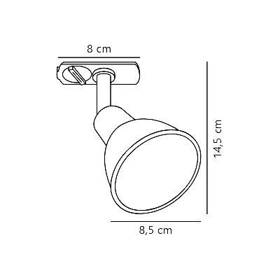 Nordlux SingleLink lampa do szynoprzewodów 1x35 W czarny 86109903