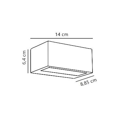 Nordlux Nene kinkiet zewnętrzny 1x10,5 W czarny 872723