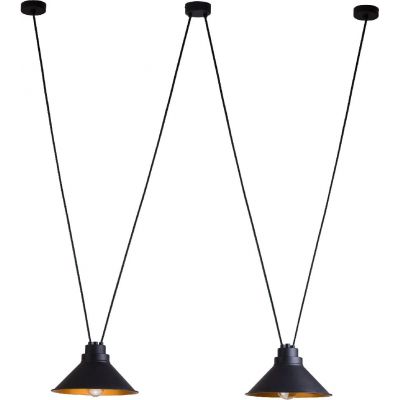 Nowodvorski Lighting Perm 2 lampa wisząca 2x25 W czarna 9147