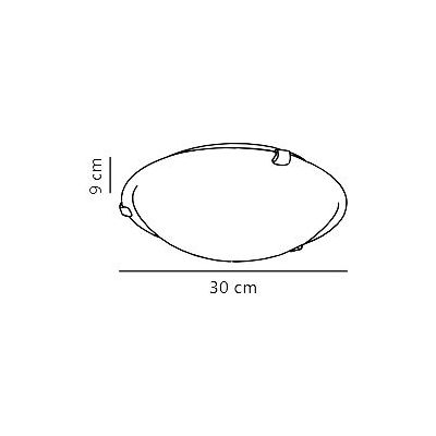Nordlux Petri plafon 1x60 W biały 92746001