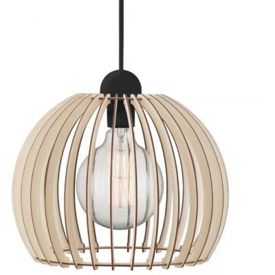 Nordlux Chino lampa wisząca 1x60 W drewno 84843014