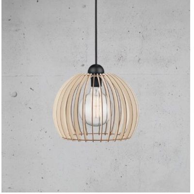 Nordlux Chino lampa wisząca 1x60 W drewno 84843014