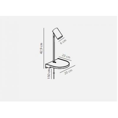 Nordlux Cody kinkiet 1x15 W biały 2112001001