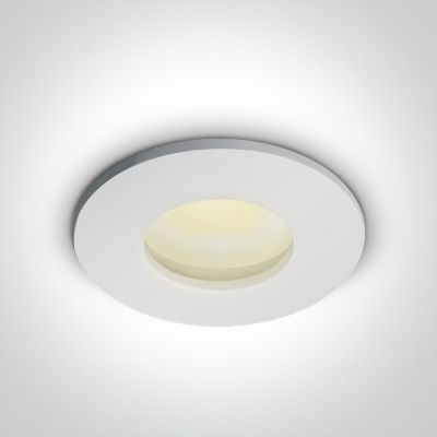 One Light Arminu lampa do zabudowy 1x50W biała 10105R/W
