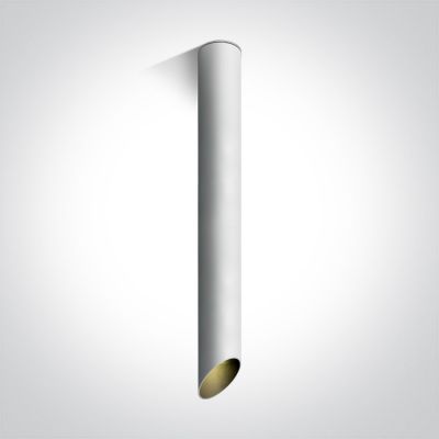 One Light Lutraki lampa podsufitowa 1x10 W biała 12105E3/W/B