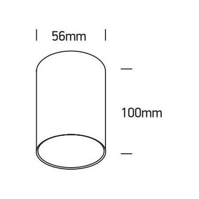 One Light Likowrisi lampa podsufitowa 1x10 W biała 12105E/W