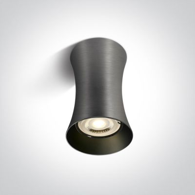 One Light Mawromati lampa podsufitowa 1x10W szary metaliczny 12105F/MG