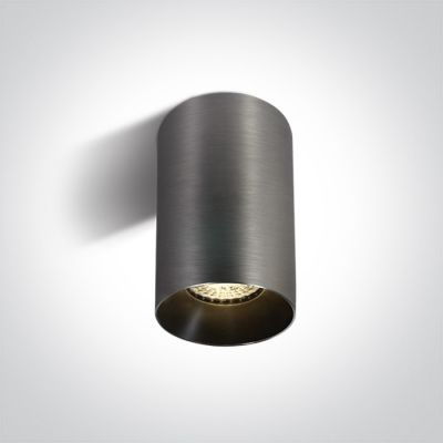 One Light Mistra lampa podsufitowa 1x10W szary metaliczny 12105M/MG