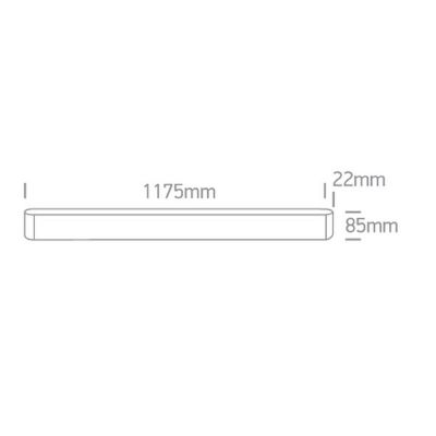 One Light Gramponisi listwa LED liniowa 1x40 W czarny 38140AU/B/W