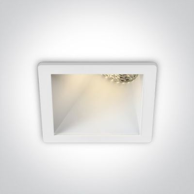 One Light Bevera lampa do zabudowy 1x10W biała 50105MA/W/W