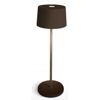 One Light Prionia lampa stołowa 1x3,3 W brązowa 61082A/BR