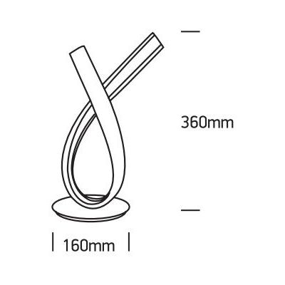 One Light Hana S lampa stołowa 1x12 W mosiądz 61086/BS