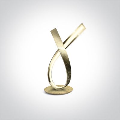 One Light Hana S lampa stołowa 1x12 W mosiądz 61086/BS