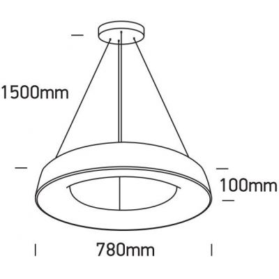 One Light Kapsala lampa wisząca 1x80 W czarna 62180NB/B/W
