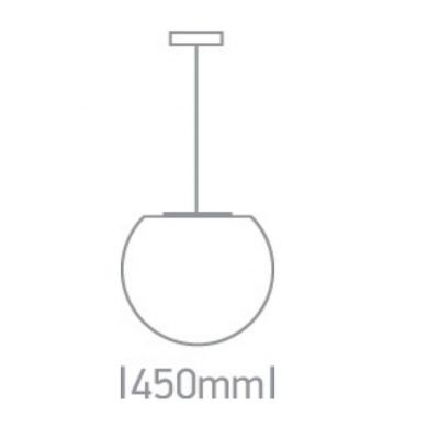 One Light Padi 2 lampa wisząca zewnętrzna 1x20 W biała 63028A