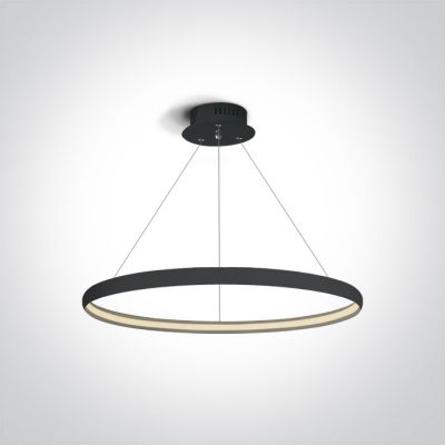 One Light Dolcedo lampa wisząca 1x19 W czarna 63048/B