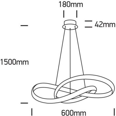 One Light Evia lampa wisząca 1x40 W biała 63066A/W