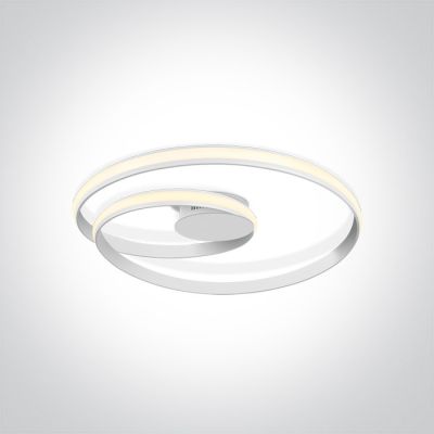 One Light Sion lampa podsufitowa 1x30 W biała 63066/W