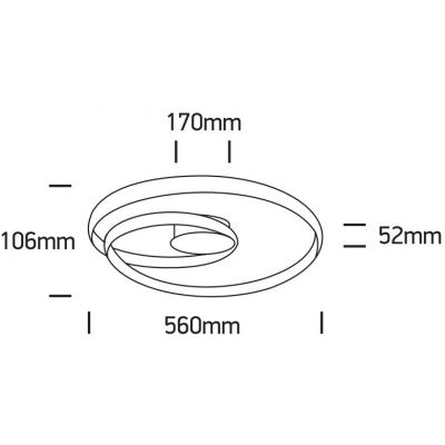 One Light Brig lampa podsufitowa 1x30 W mosiądz 63068/BS