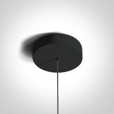 One Light Arapis lampa wisząca 1x6W czarny/mosiądz 63108A/B/W