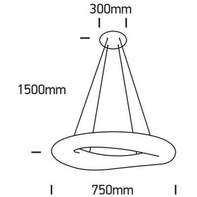 One Light Apidea lampa wisząca 1x80 W biała 63110C/W