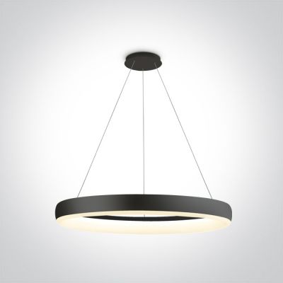 One Light Vitoli lampa wisząca 1x40W czarna 63114/B/W