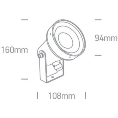 One Light Katalima lampa gruntowa 1x35 W antracyt 67196BG/AN