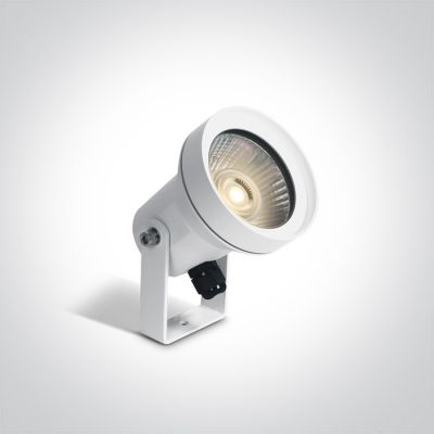 One Light Katalima lampa gruntowa 1x35 W biała 67196BG/W