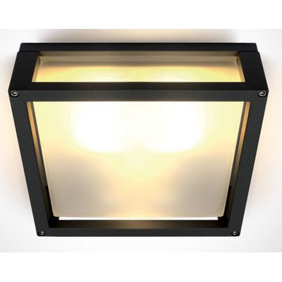 One Light Psofida S plafon zewnętrzny 2x12 W czarna 67420B/B