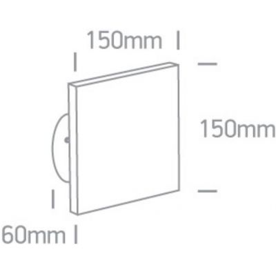 One Light Prevedos lampa ścienna 1x7 W antracyt 67450A/AN/W