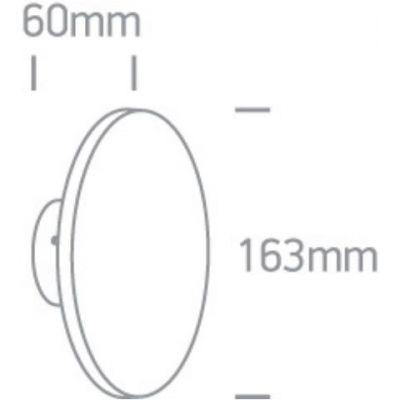 One Light Fares lampa ścienna 1x7 W antracyt 67450/AN/W