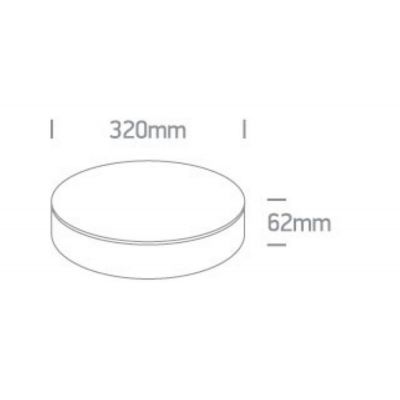 One Light plafon zewnętrzny 1x20 W antracyt 67498/AN