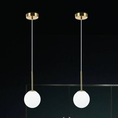 Open Design (Orlicki Design) Bao lampa wisząca 1x8 W biała-złota OR80087