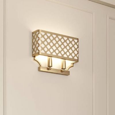 Open Design Verno Parette Old Gold kinkiet 2x12W LED złoty/biały OR84603