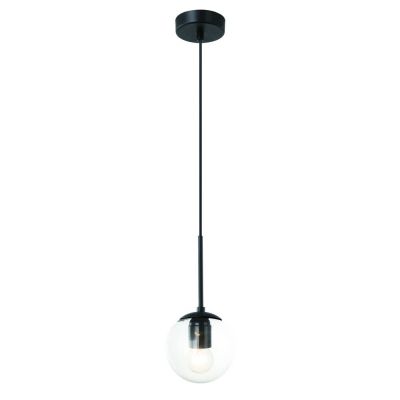 Orlicki Design Bao I Nero Claro lampa wisząca 1x8W czarny/przezroczysty OR80100