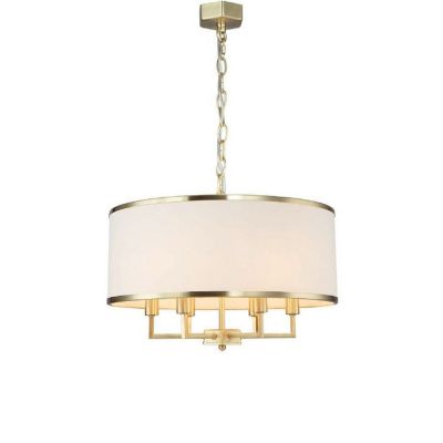 Orlicki Design Casa Old Gold M lampa wisząca 6x15W złoto satynowe/kremowa biel OR80230