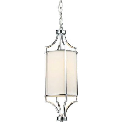 Orlicki Design Lunga Cromo lampa wisząca 1x15W chrom/kremowa biel OR80551