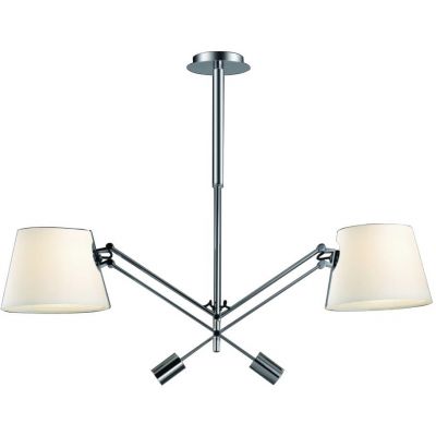 Orlicki Design Pesso Bianco lampa podsufitowa 2x12W chrom/biały OR80698